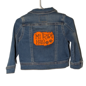 My Tribe has Paws Toddler Denim Jacket